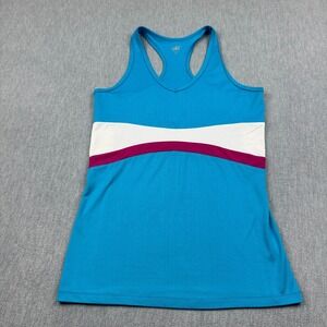 ALO Yoga‎ Tank Top Women Medium Blue CoolFit Gym Active Athletic Workout Running